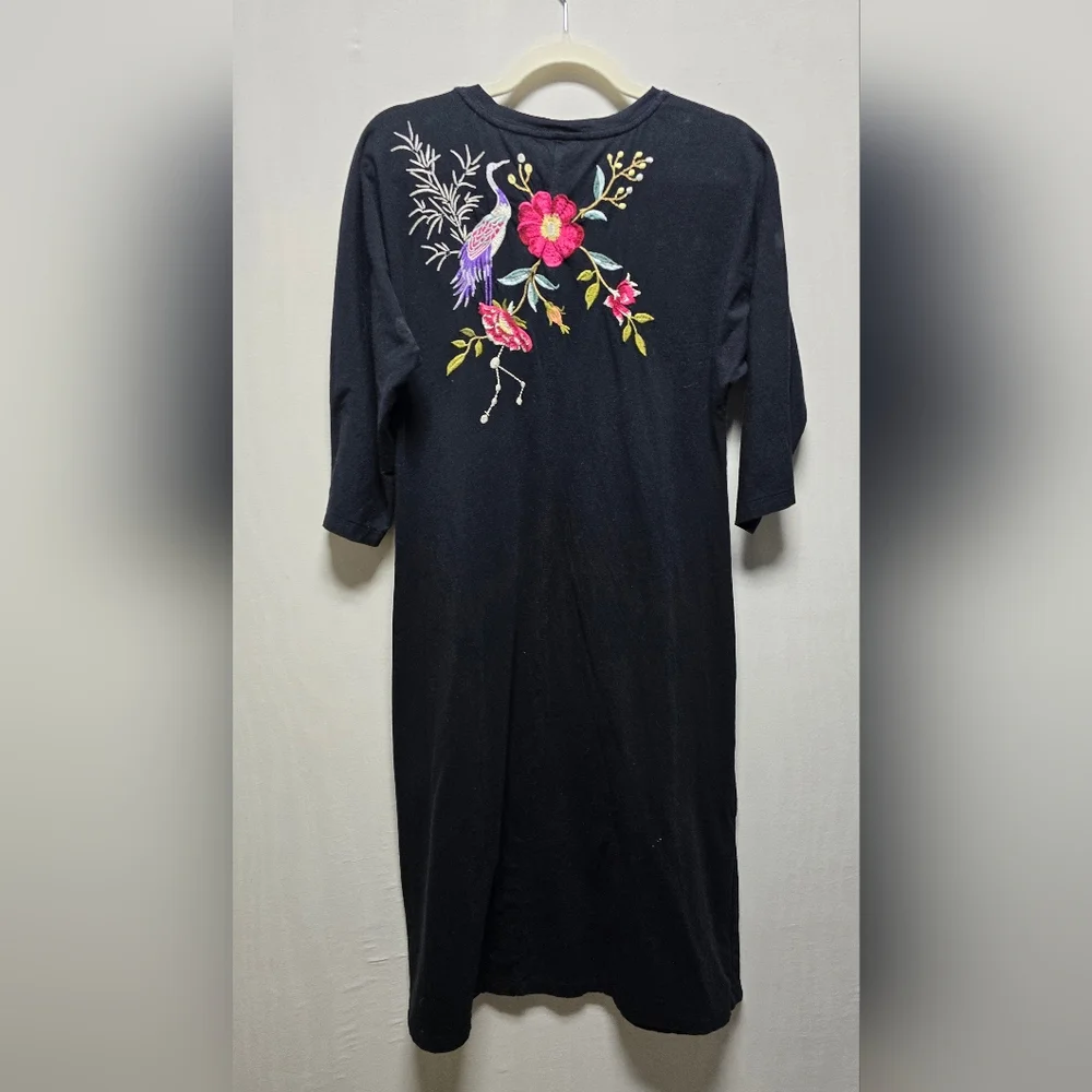Johnny Was Osaka Dolman Sleeve Knit Dress Size Small - Picture 6 of 7